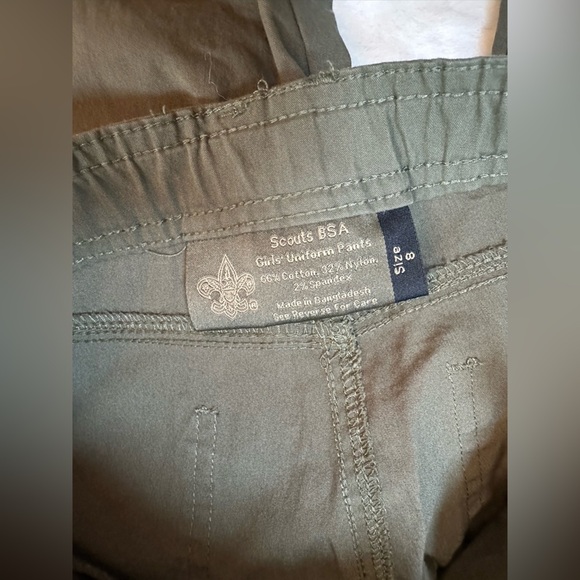Boy Scouts girls size 8 uniform cargo pants - Picture 6 of 7